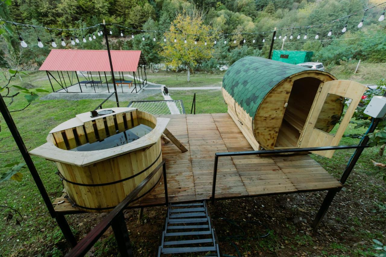 River Land Cottages Tskhmorisi Buitenkant foto